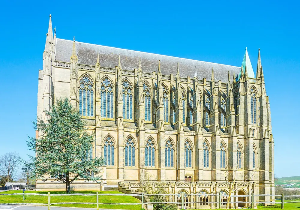 Lancing College Chapel, the local landmark of BN15