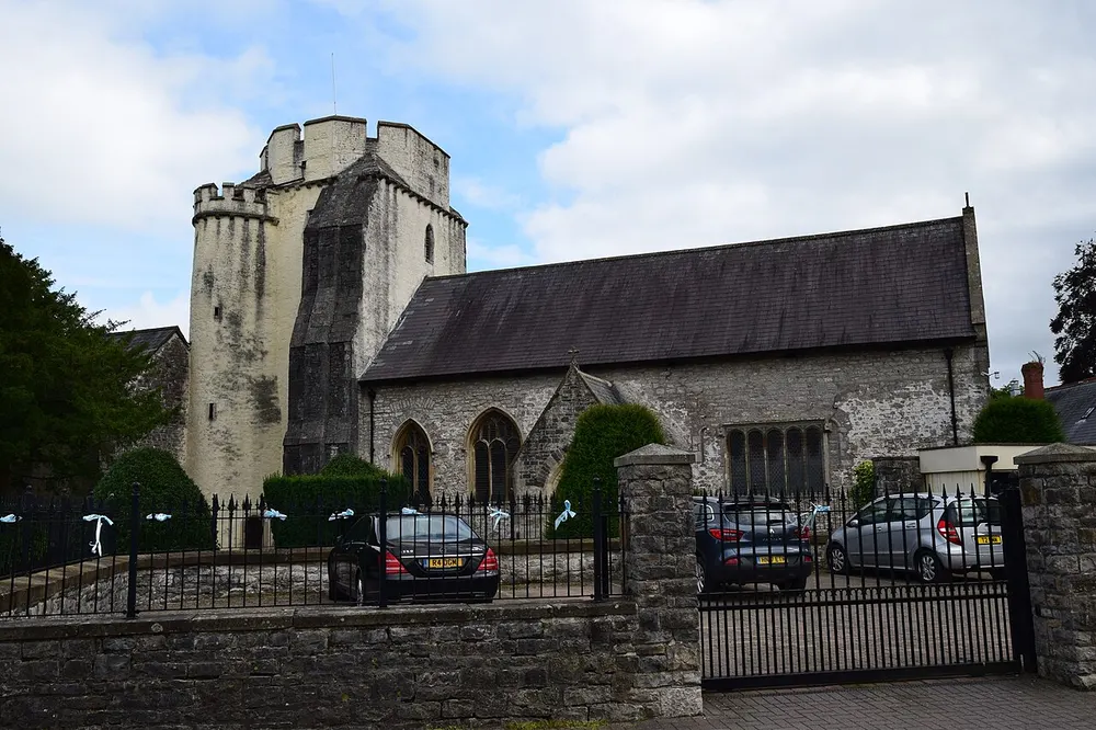 Church of the Holy Cross, Cowbridge, the local landmark of CF71