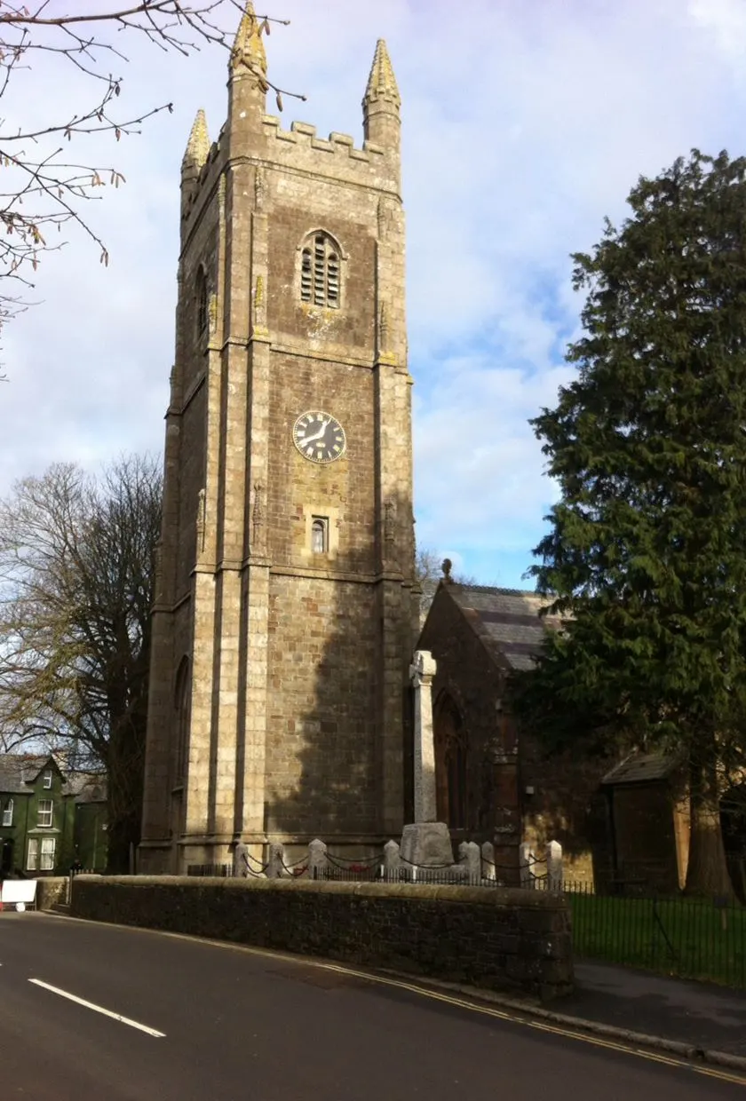 St Peter's and St Paul's Church, Holsworthy, the local landmark of EX22