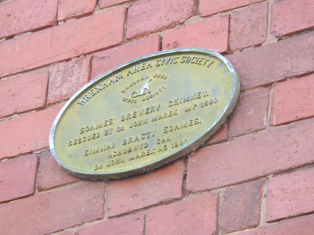 Soames Brewery Chimney, the local landmark of LL13
