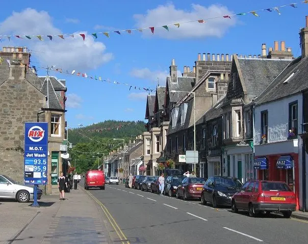 Comrie, Perth and Kinross, the local landmark of PH6