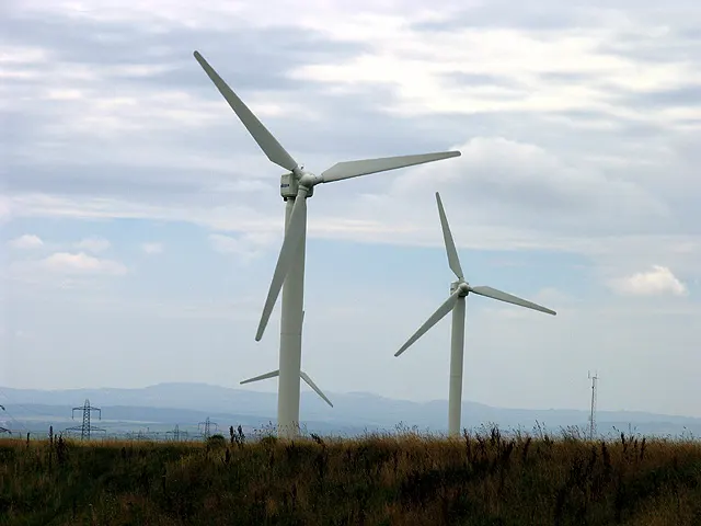 Delabole wind farm, the local landmark of PL33