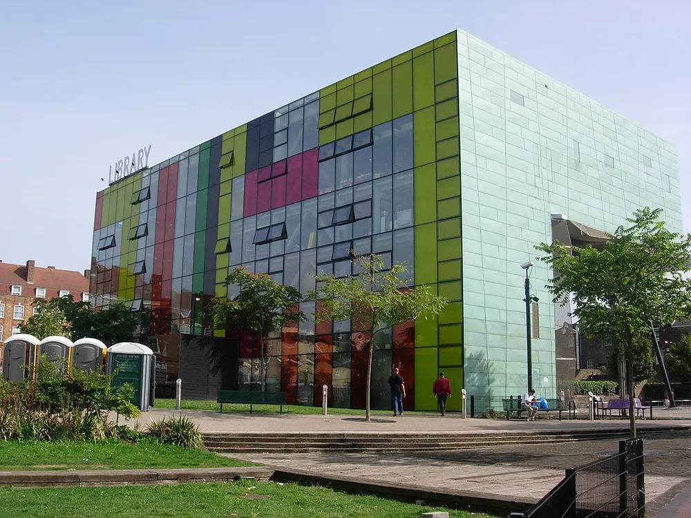 Peckham Library, the local landmark of SE15