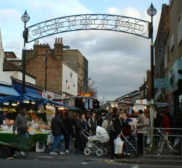 East Street Market, the local landmark of SE17