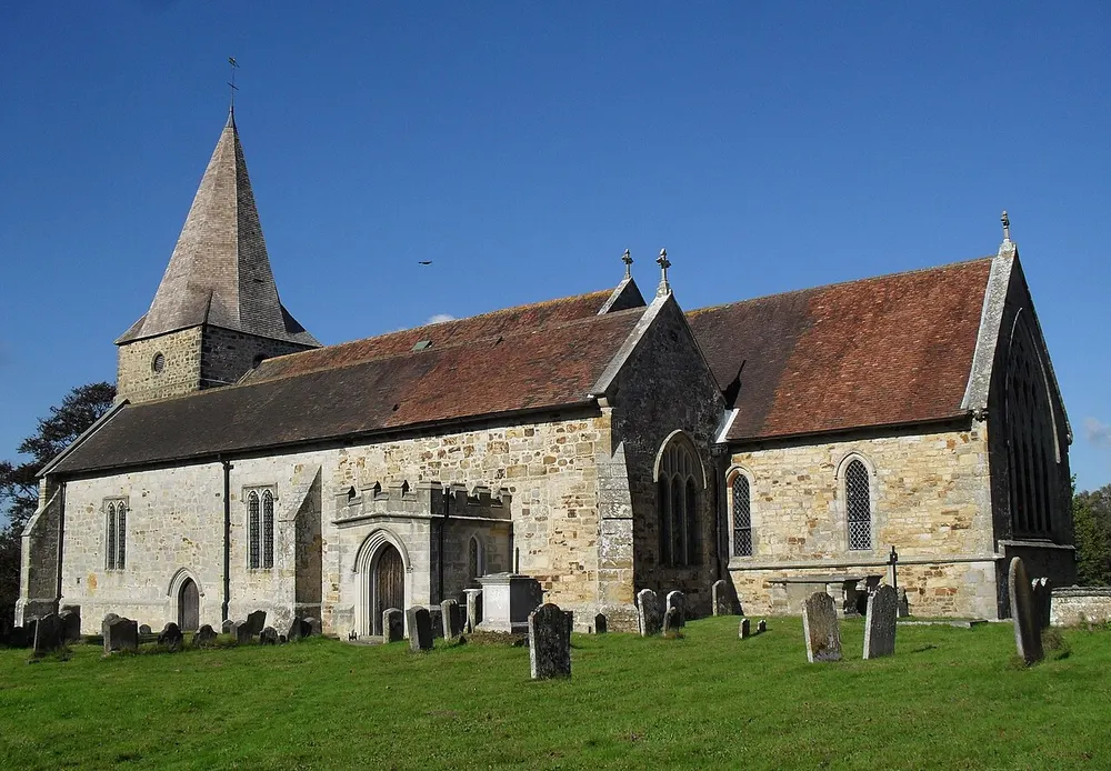 St Margaret the Queen, Buxted, the local landmark of TN22