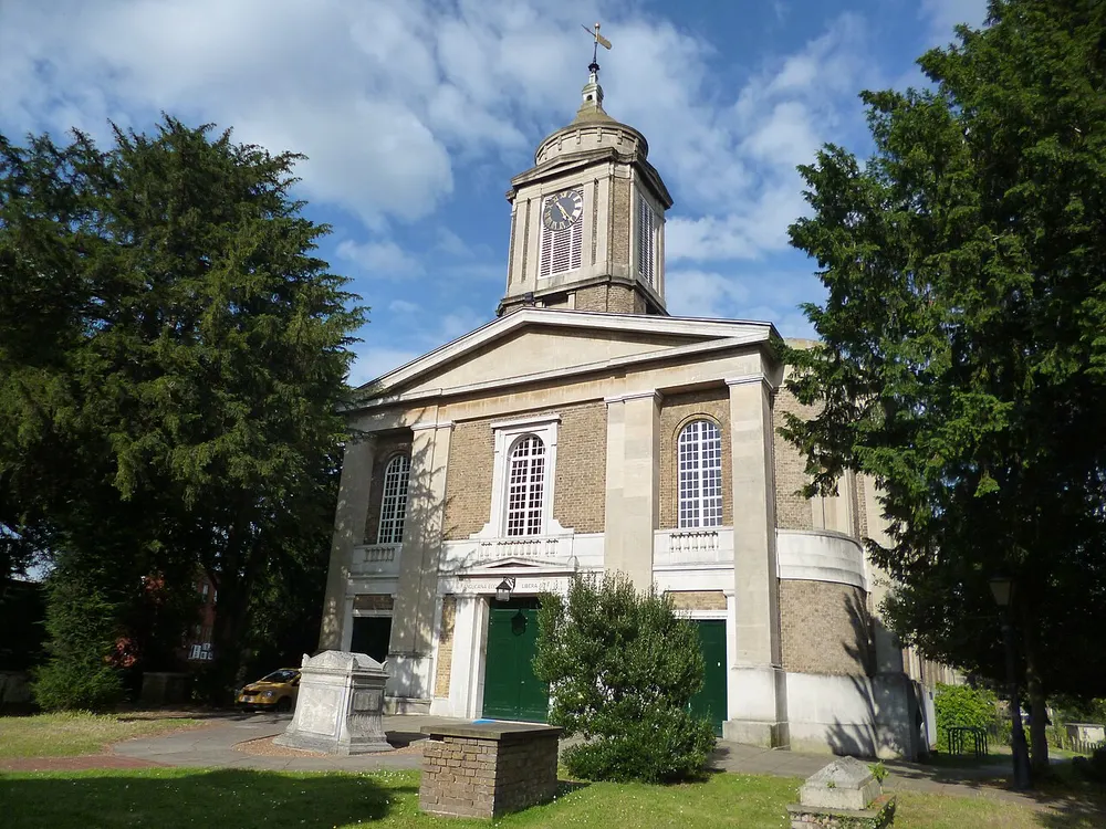 St John's Church, Egham, the local landmark of TW20
