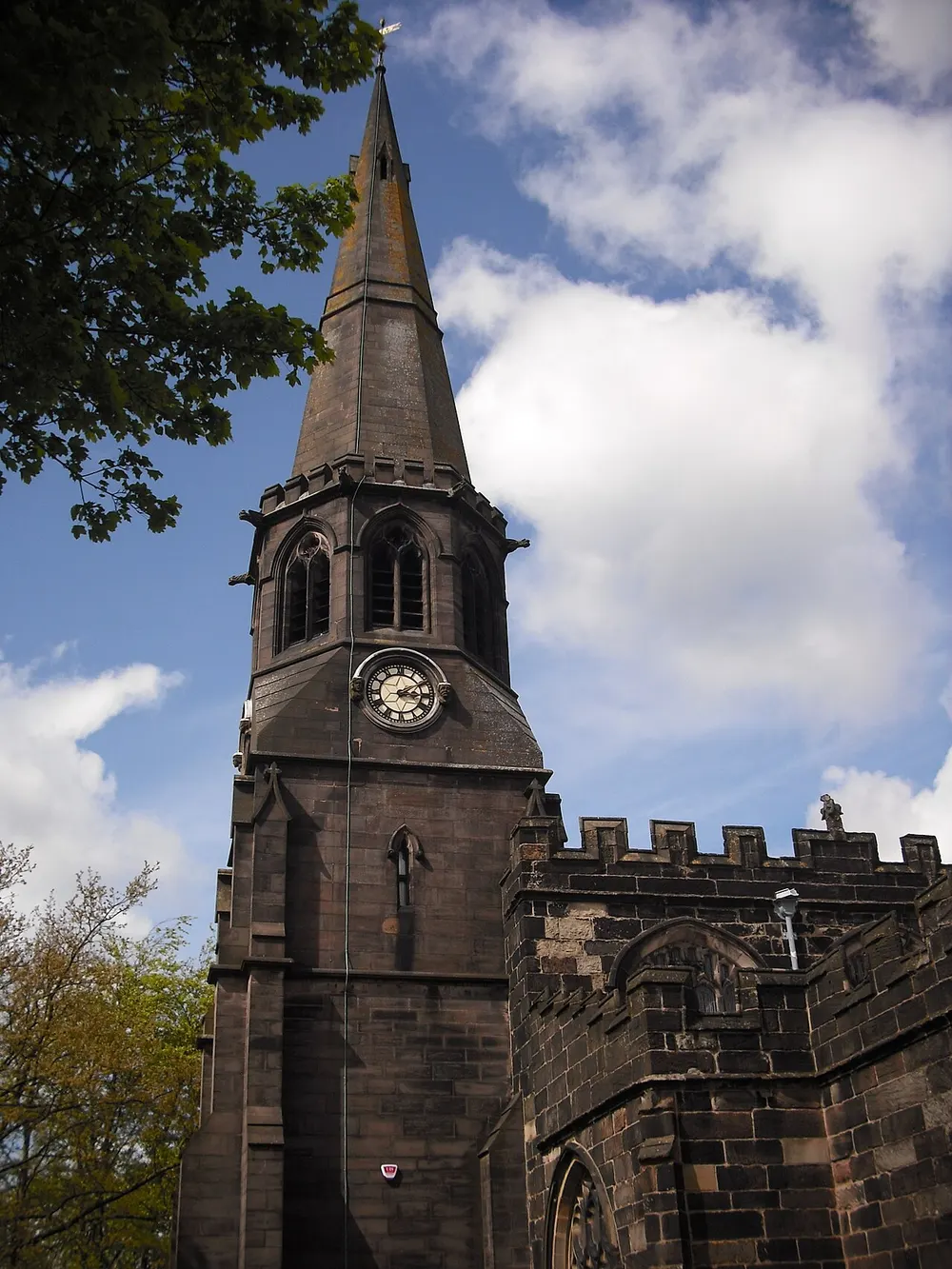 St Wilfrid's Church, Standish, the local landmark of WN6
