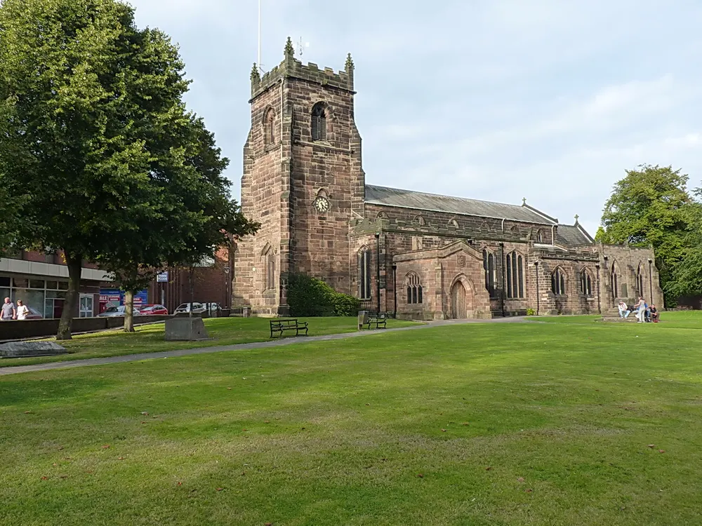 St Luke's Church, Cannock, the local landmark of WS11